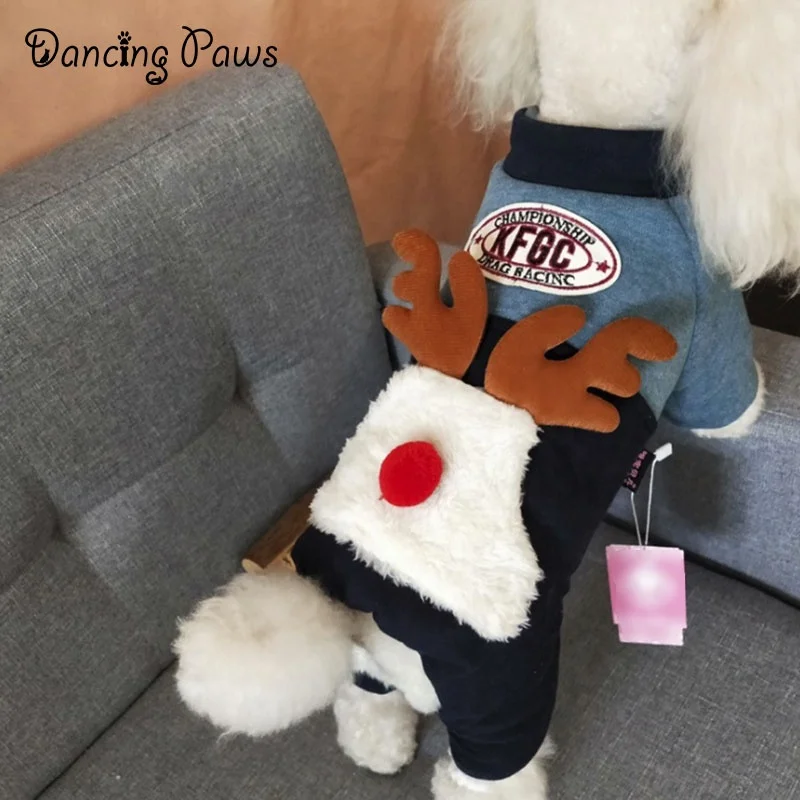 2019 Christmas Dog cats Clothes For Dog Pet Costumes Red Coat Clothing Cute Puppy For Dogs Pets cloth