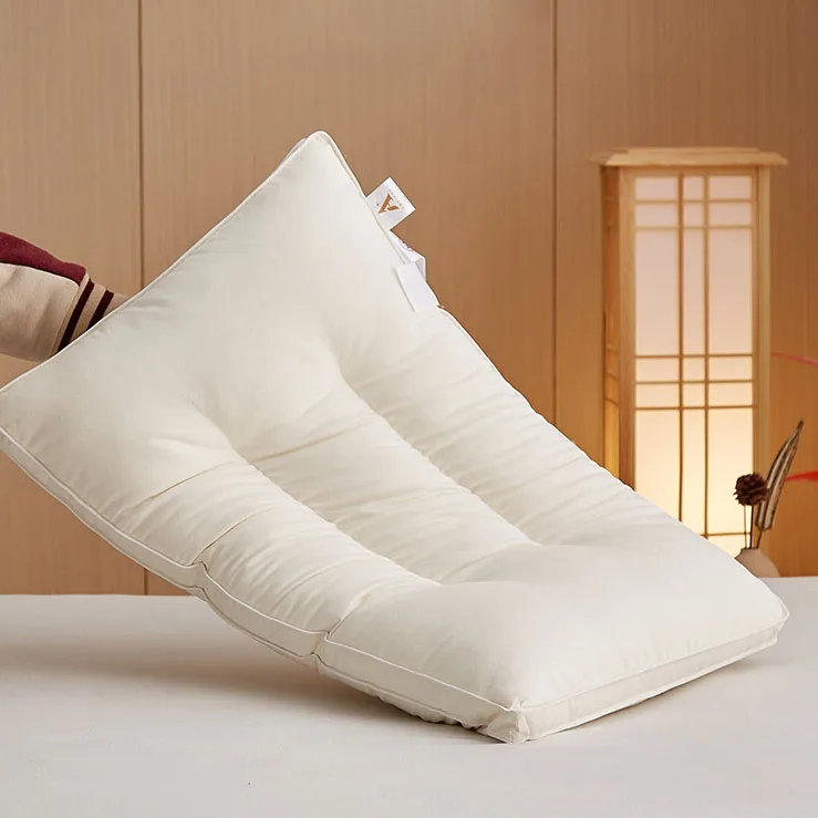Pillow Low Cotton Linen Pillow Core Bed Pillows for Sleeping Standard Size Hotel Quality