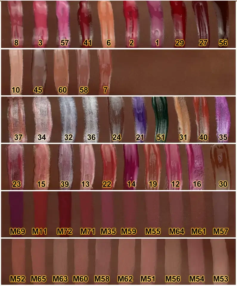 Big brush tinted transparent lip gloss tube wand tubes wholesale new model 2023 lipgloss lip gloss stick