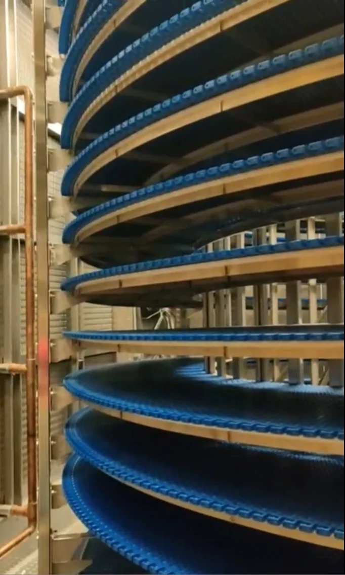 plastic modular food cooling equipment conveyor belt