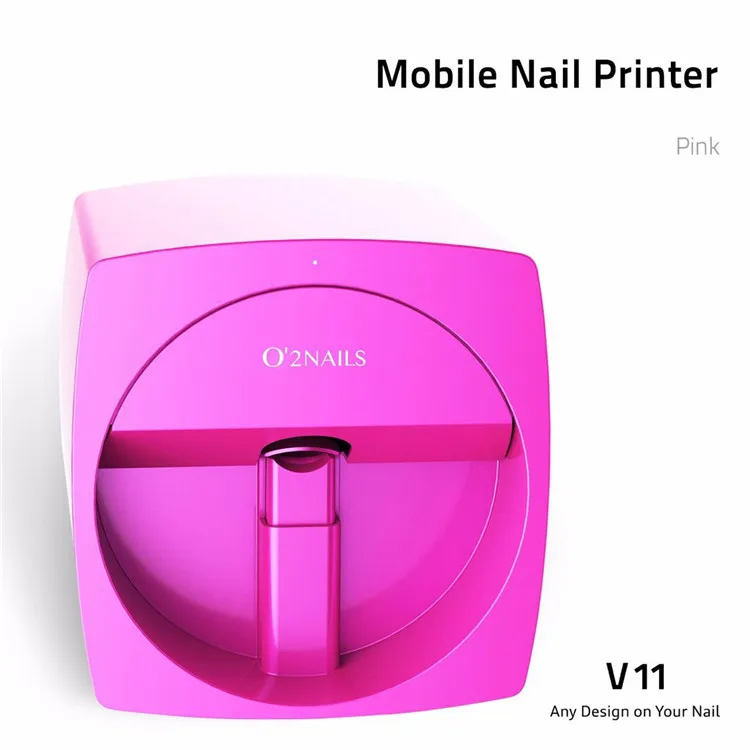 O2NAILS мобильный 3D нейл-арта принтер беспроводной доступ в Интернет контроль портативный для