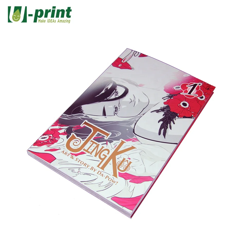 Comic Book Supplies Wholesale Customized Bulk Adult Japanese Manga Books Printing