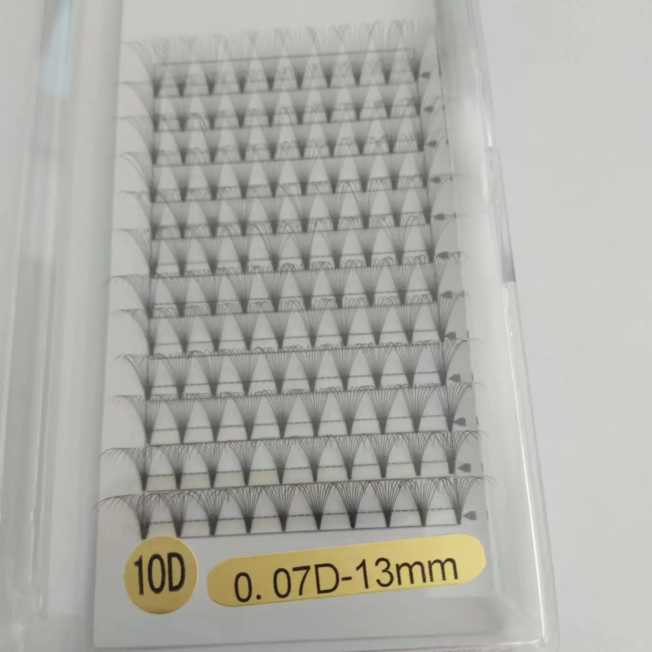 Корейские шелковые накладные ресницы pbt готовые веер 10d 0 07 мм Короткие паровые поддоны для наращивания ресниц