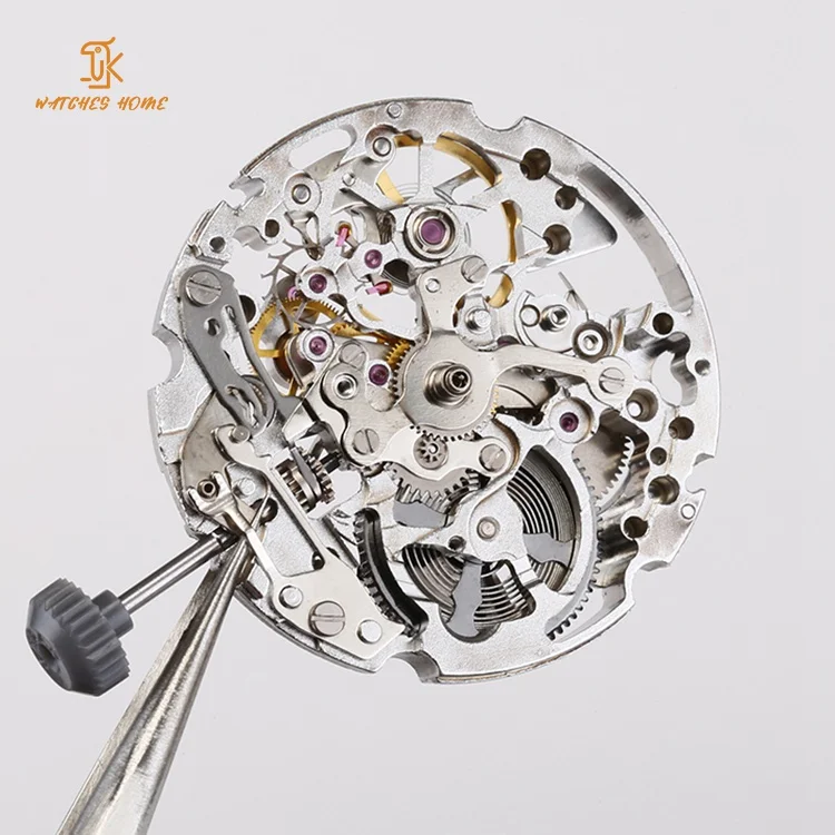 SANYIN Custom Oem Skeleton Movement 8215 Modified Automatic Japanese Miyota Thin Mechanical Movement Parts Modify Manufacturers
