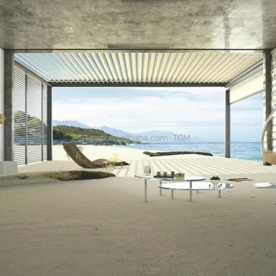 
Outdoor Living Solutions Sunshine Garden Patio Pergola With Side Screen For Villa 