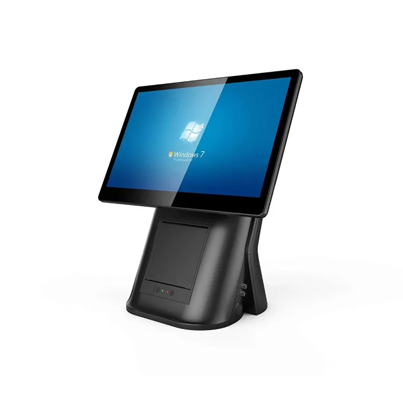 Aonpos All in One POS System 15.6 Inch Touch Screen Monitor  Desktop Computer POS Machine System for Restaurant