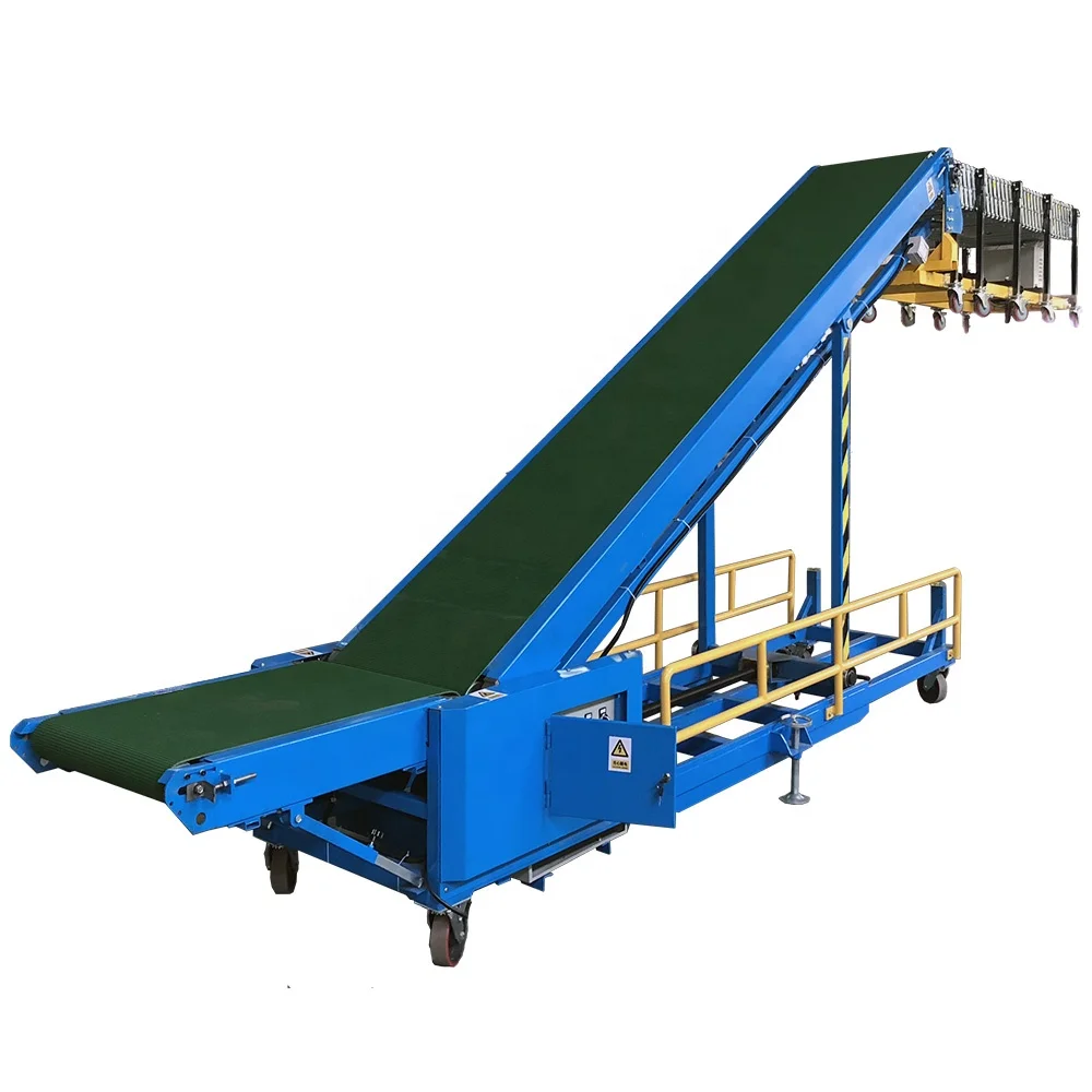 Unloading And Loading Z shape belt conveyor