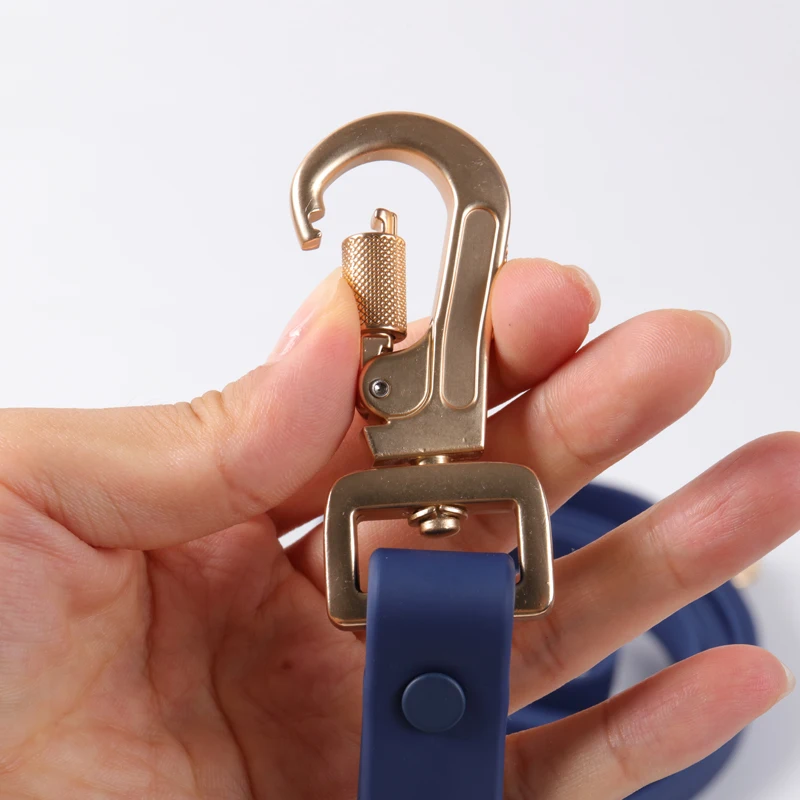 Hot Sale Stocked Pvc Coated Dog Leash for Small Medium Dogs Rubber Fabric Waterproof Soft Dog Leash