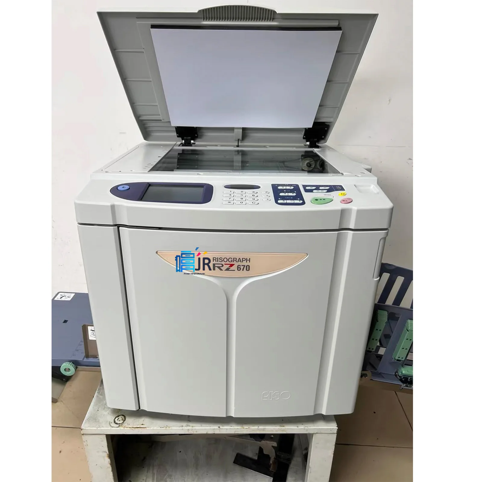 High Speed Used A3 Printer 130pages/per minute Risographe RZ670 Riso Copy Machine For Refurbished Riso Copier