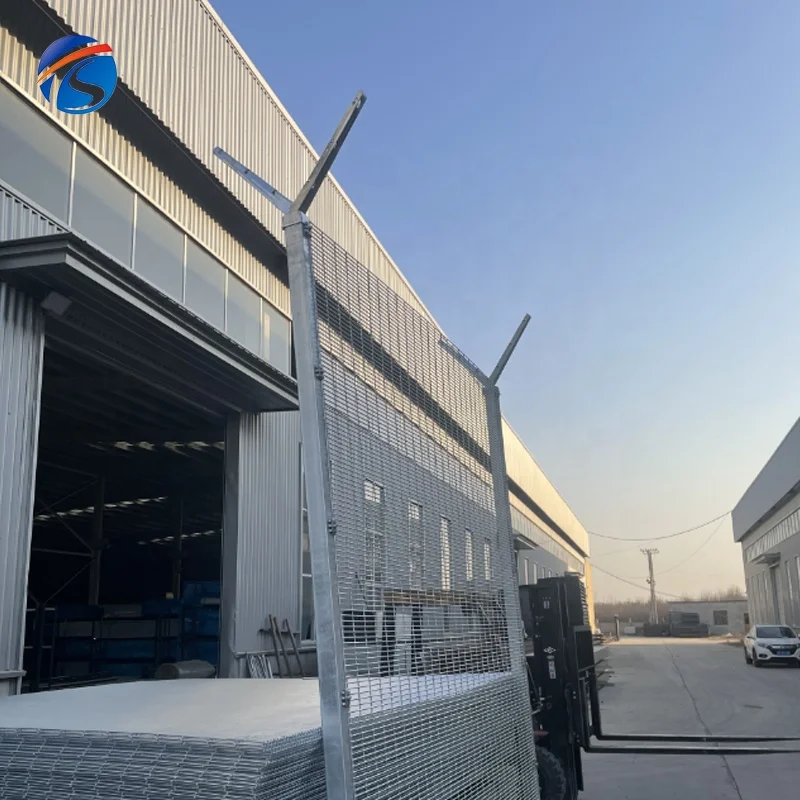 Customized wholesaler price welded wire mesh backyard 3d garden fence panel outdoor anti climb 358 fence for sale