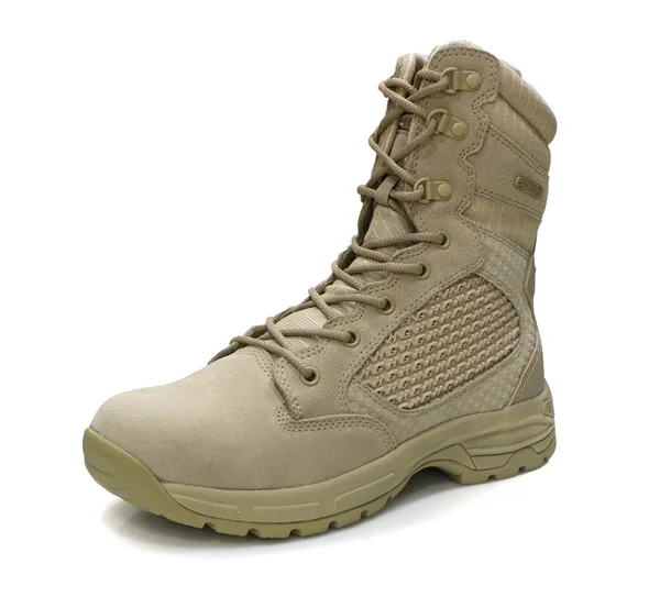 Breathable KPU and Nylon Fabric Tactical Boots Assault Boots Men Combat Boots for Training