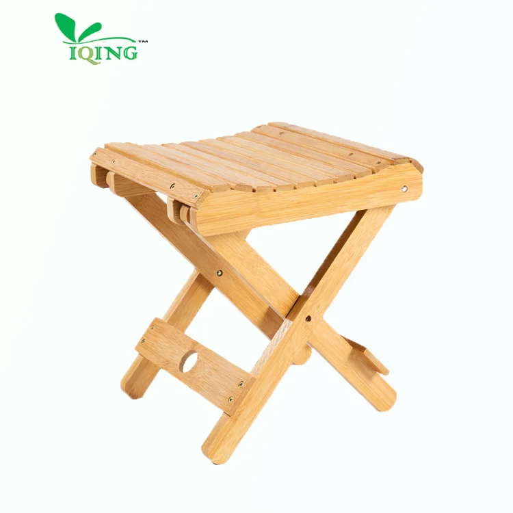 Portable Folding Foot Stool Bamboo Folding Stool