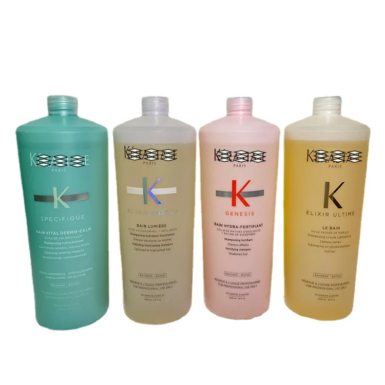 Wholesale High Quality 1000ml Kerasta Black Diamond Platinum Revitalizing Double Oil Control Itching Antidandruff Hair Shampoo