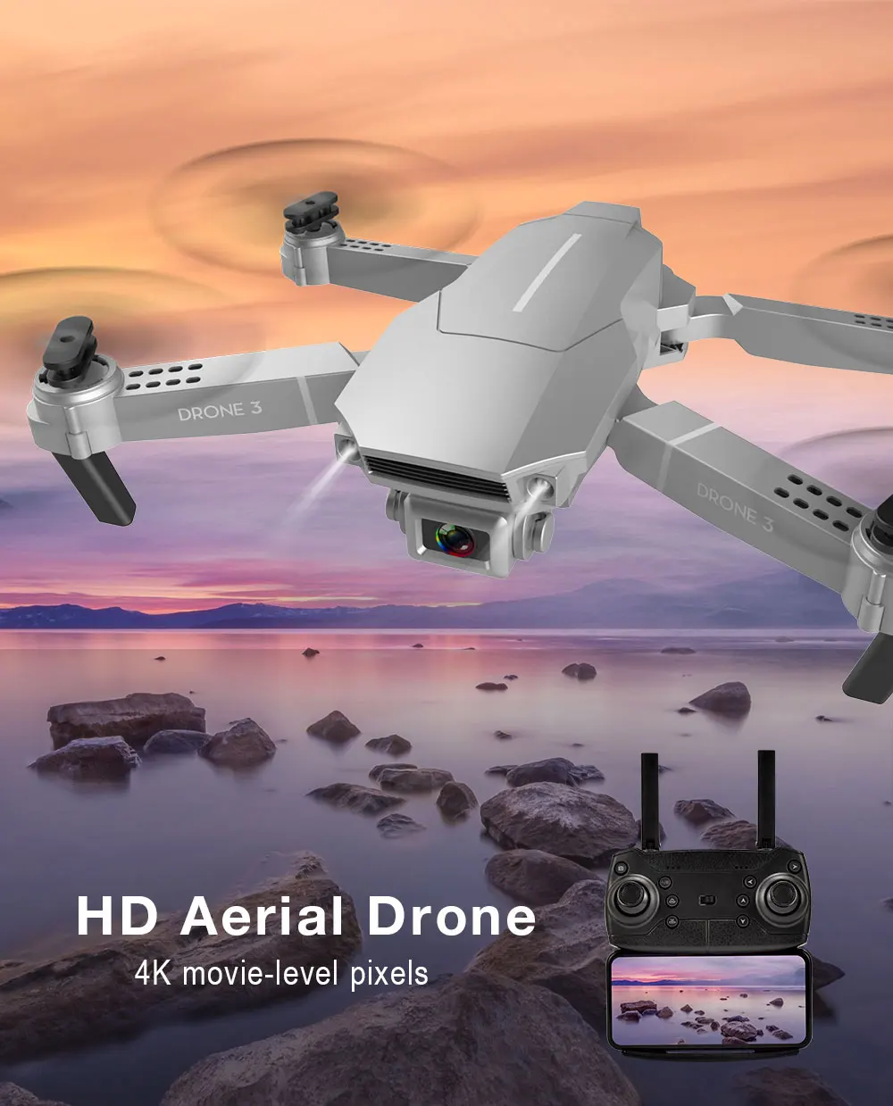  2021 Новый Tecnologia 4K HD аэрокамера Квадрокоптер Интеллектуальный следующий Rc Профессиональный Дрон с камерой R8 радио + управление