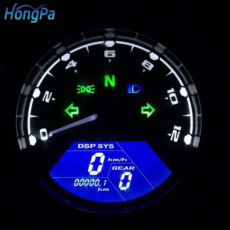 High quality waterproof tacometro digital para motos velocimetro universal cbr 250 speedometer for motorcycle meter