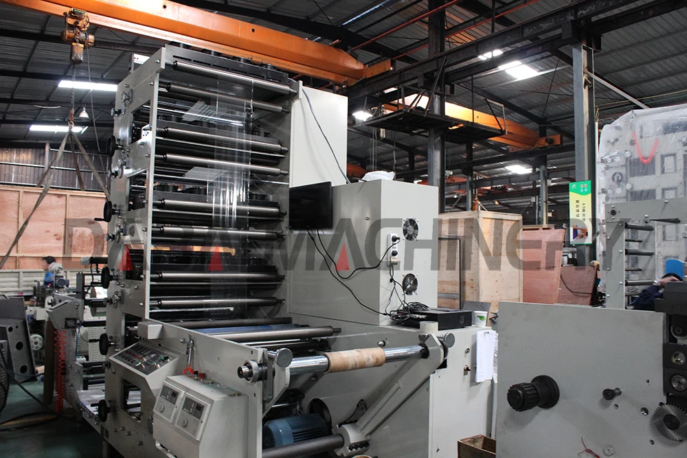 DINGYU Flexo sheet transparent vinyl sticker label pvc printing machine