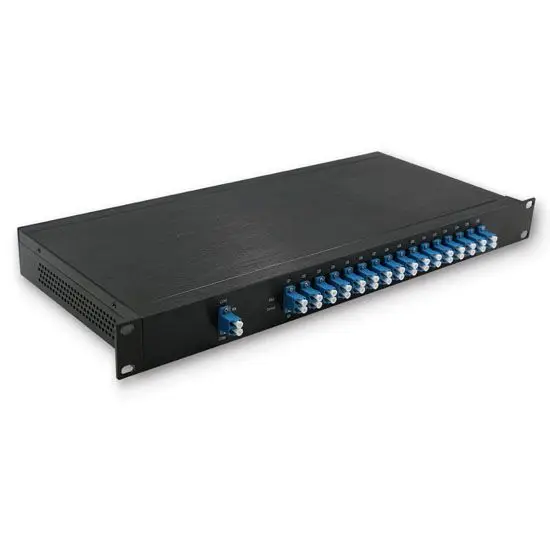 1U LGX 16 Channel 100G DWDM Module Fiber Optical Wavelength Division Mulitplexer