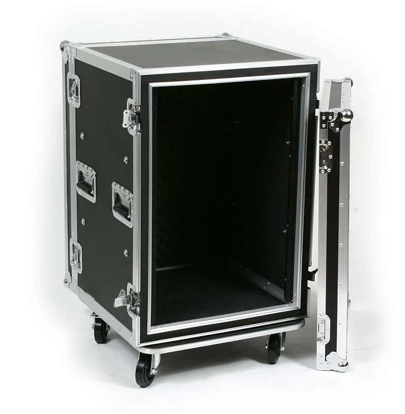 Large capacity top quality shockproof locking aluminum equipment racks flight cases