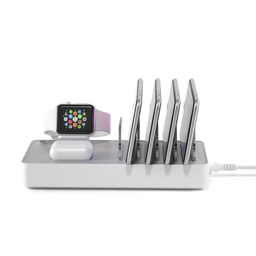 
New Arrival multiple charger station 4 USB Mobile Phone Charging Station 4 in 1 charging station 