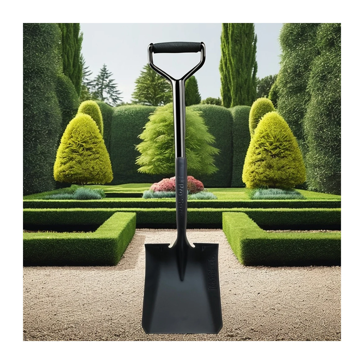 shovels digging farming Carbon metal Wooden Handle Tools Agricultural tools square flat shovel