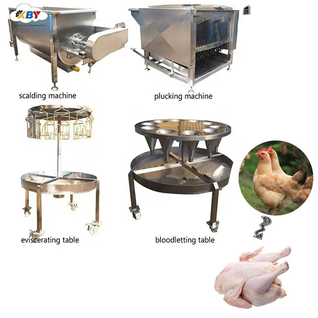 Africa Muslim standard halal poultry chicken overhead conveyor slaughter machine chicken broiler slaughtering equipment