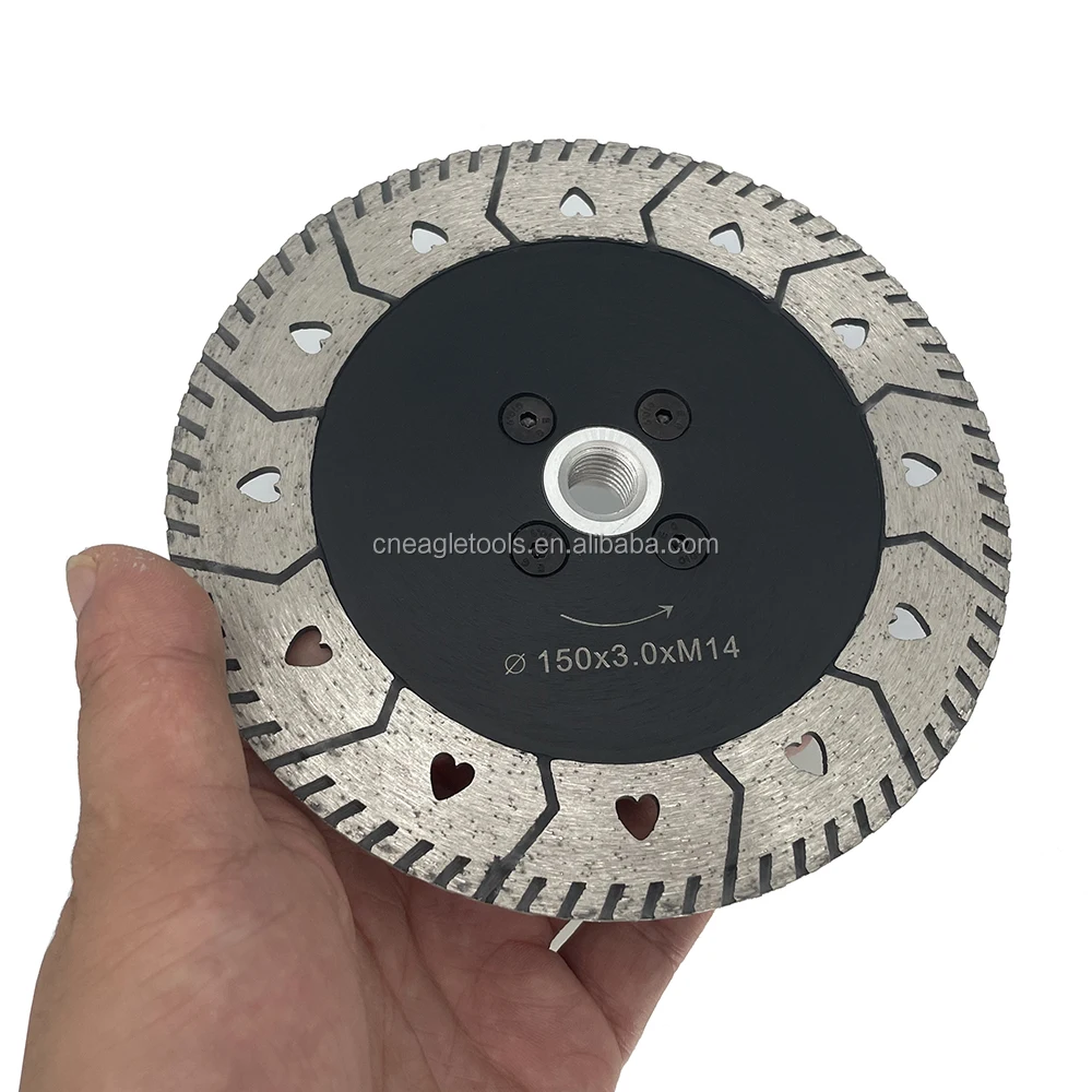 Factory Directly Sell Double Sized Diamond Cutting and Grinding Disc Hot Press Diamond Saw Blade for Granite Quartz Stones