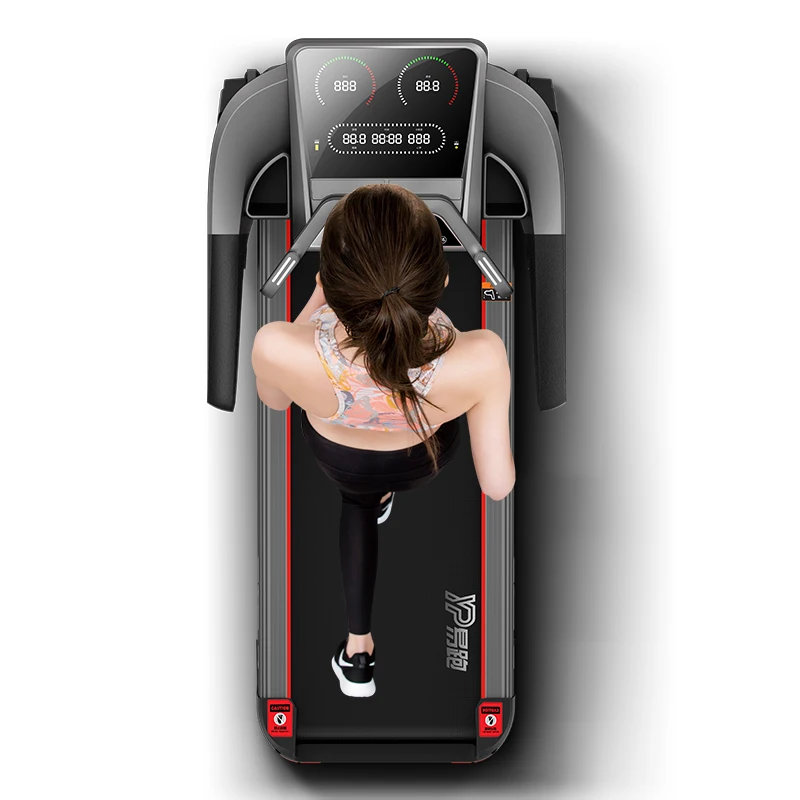 YPOO AC motor semi commercial treadmill android china treadmill factory treadmill gym sports 52CM running machine with  APP