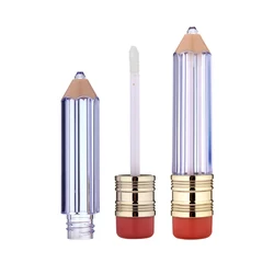 Lip Gloss Tube Pencil Lip Gloss Tubes With Wands Packing Plastic Bottles