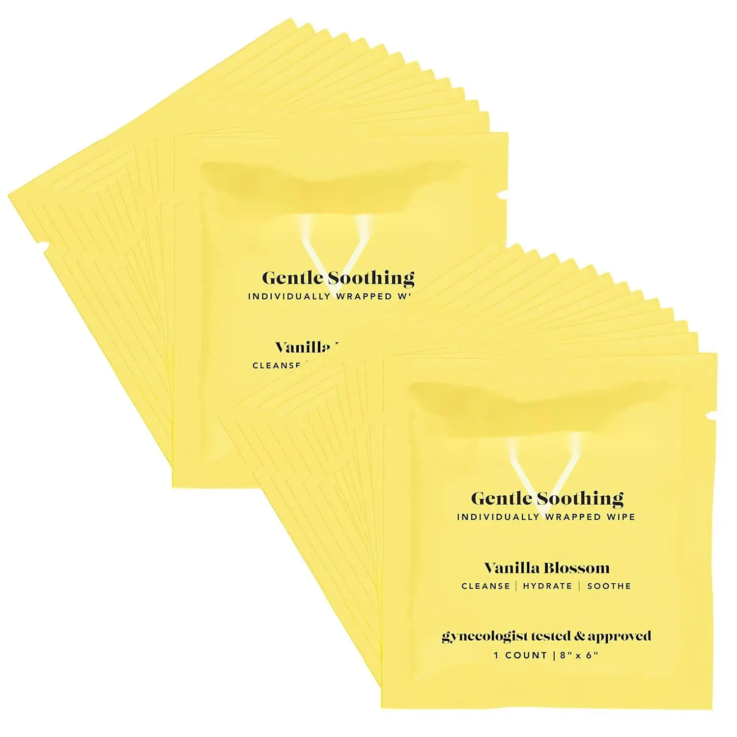 Wholesale Low MOQ Organic Feminine Care Wipes Single Flushable Wipes Individually Wrapped for Adult Women Cleaning