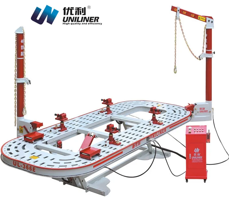 Машина для выпрямления рамы UL-366E Тяговая машина автомобилей выпрямляющая платформа инструменты кузова отрицательного бампера