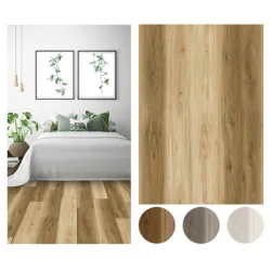 New design solid core uv cured coating plastic 8mm laminated wood texture machine waterproof vinyl plank spc flooring