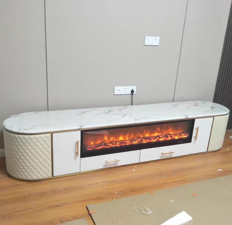 modern electric fireplace tv stand cabinet with drawers