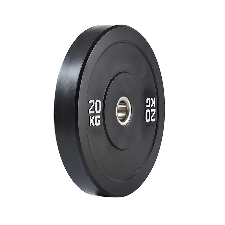 Китайский поставщик, 10-55lb 5-25 кг, черные резиновые весовые пластины для тяжелой атлетики, штанги, оборудование для фитнеса