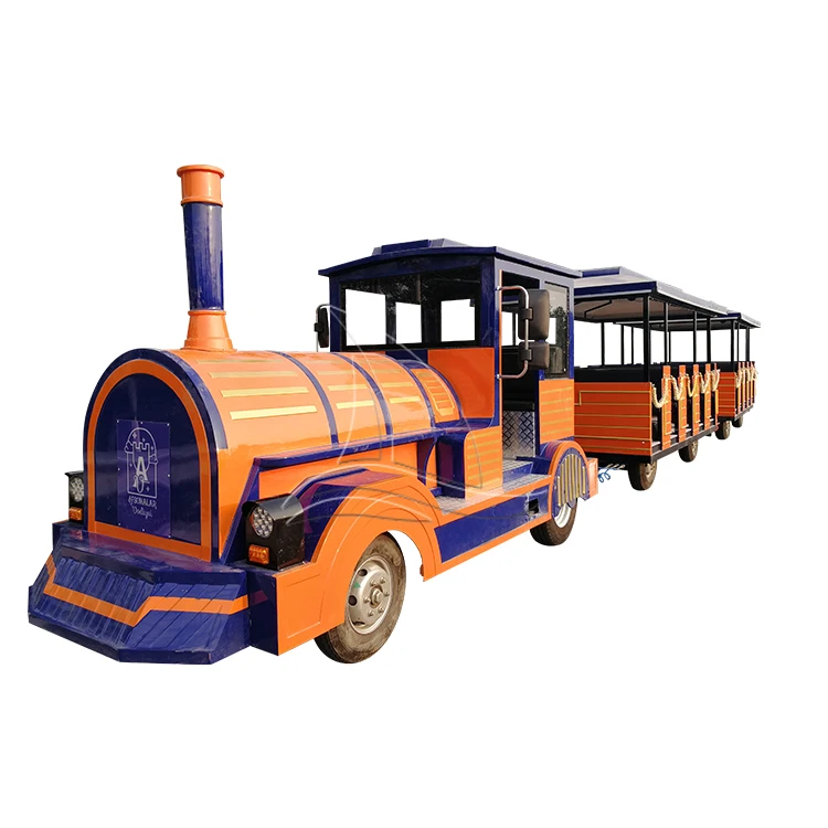 Kiddie Amusement Park Electric train Manufacturer Children trackless Tourist train Rides
