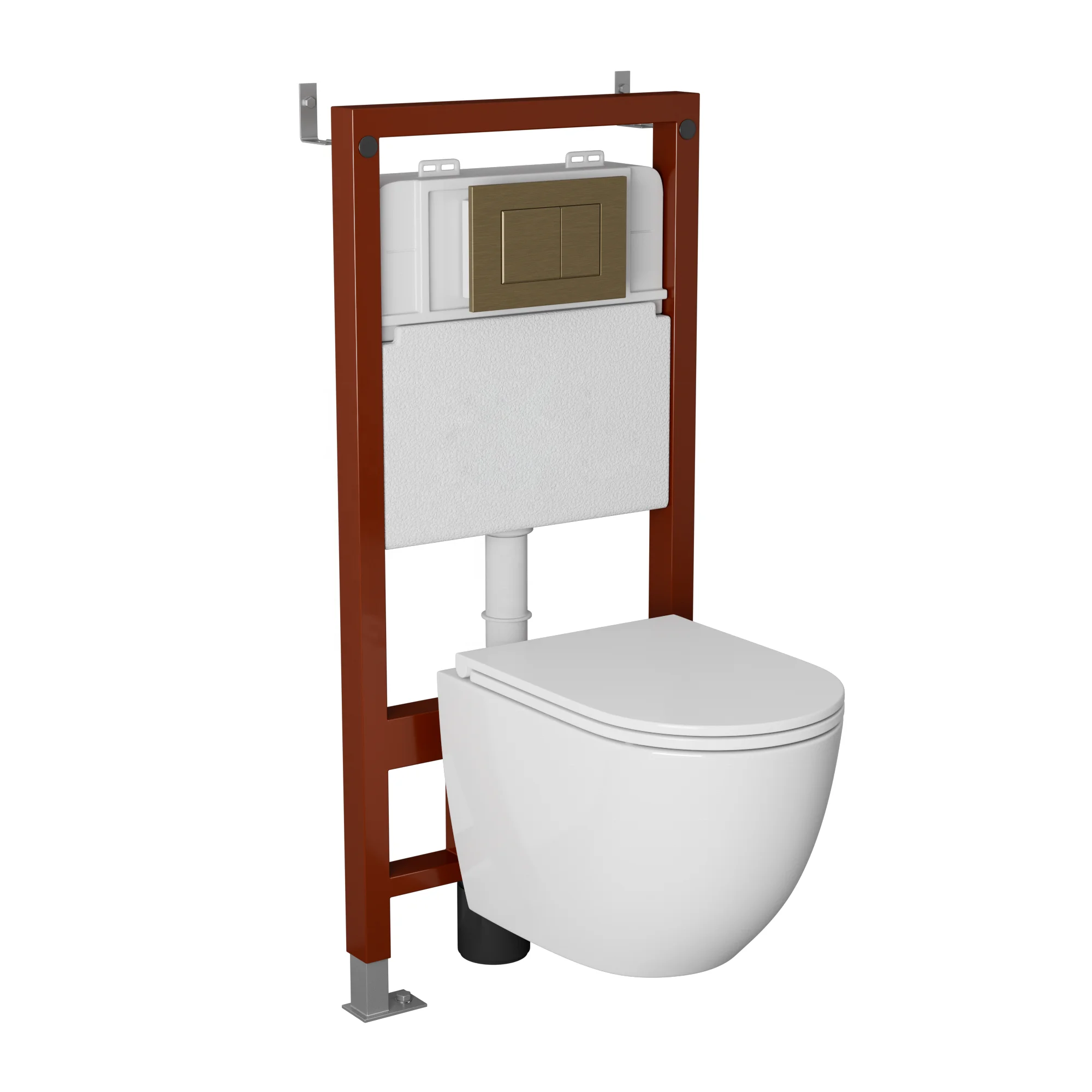 Good Quality Hidden Water Tank Concealed Cistern Bathroom Dual Flush High End Cistern Hidden Water Tank