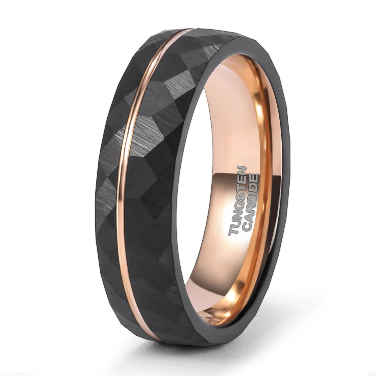 DAIHE 2023 New High End Non Tarnish Waterproof Tungsten Carbide Ring Mens Couple Tungsten Ring