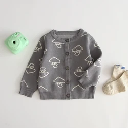 Infants Baby boys girls sweater wool knitted cotton clothes newborn