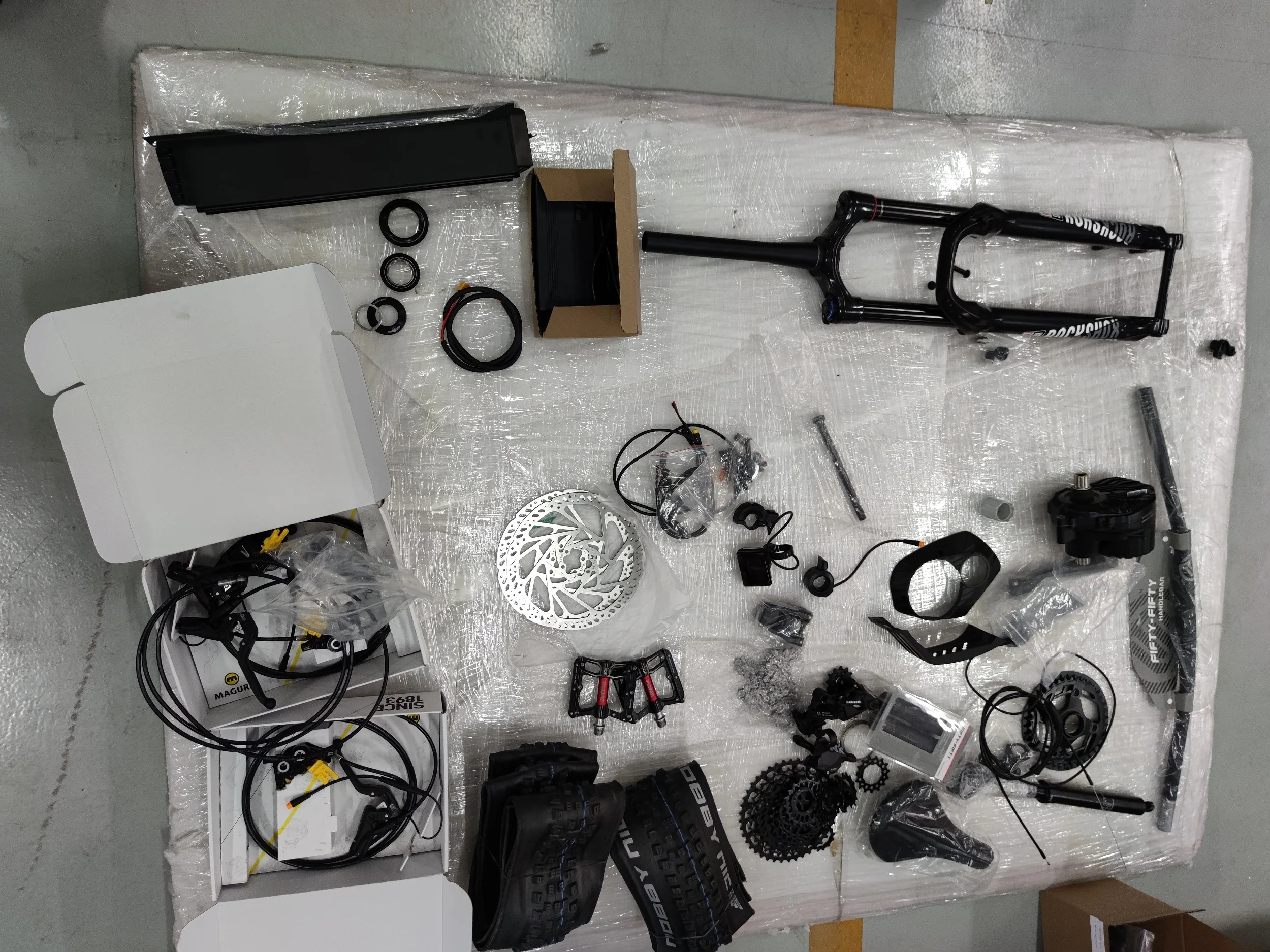 Bafang 48v 52v 1000w For Electric Mountain Bike Motor E-bike  Ebike Mid Drive Conversion Kit