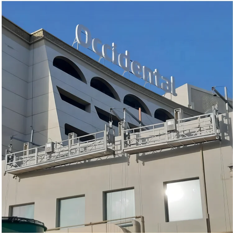 zlp suspended personnel platform zlp1000 electric suspending cradle zlp1000 steel suspended working platform / stand how zlp1000