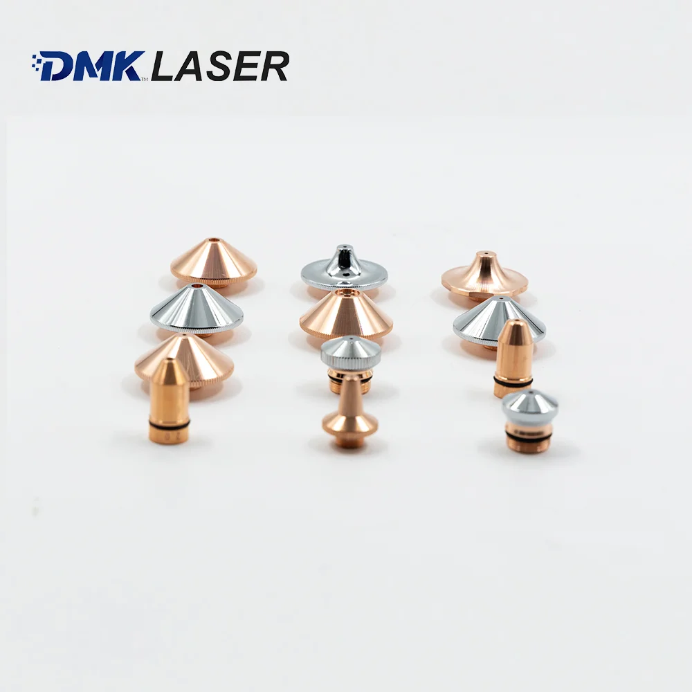 Factory supplied High-Precision Copper Laser Cutting Nozzle D28/D32 Fiber Compatible Premium Quality Single/Double Layer
