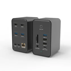 USB Type C HUB Multi-function Adaptor 14 in 1 USB C Hub Docking Station for Mac Pro USB 3.0 HUB Splitter Computer Accessories