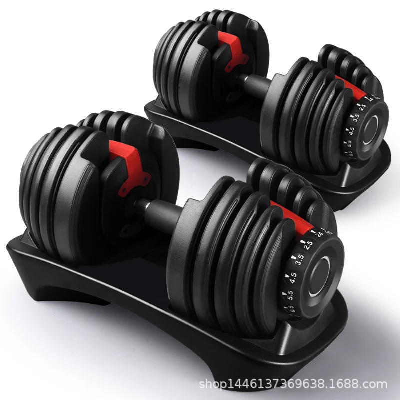 Wholesale Adjustable Dumbbell Set Barbell Dumbbell Weights Set with Connecting Rod Weight Training Kit
