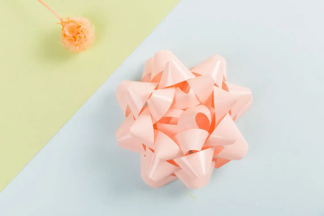 Christmas Decorations 2024 Colorful Plastic Ribbon Star Bow Make Gift Bows Ribbon Ribbon Bows For Packing