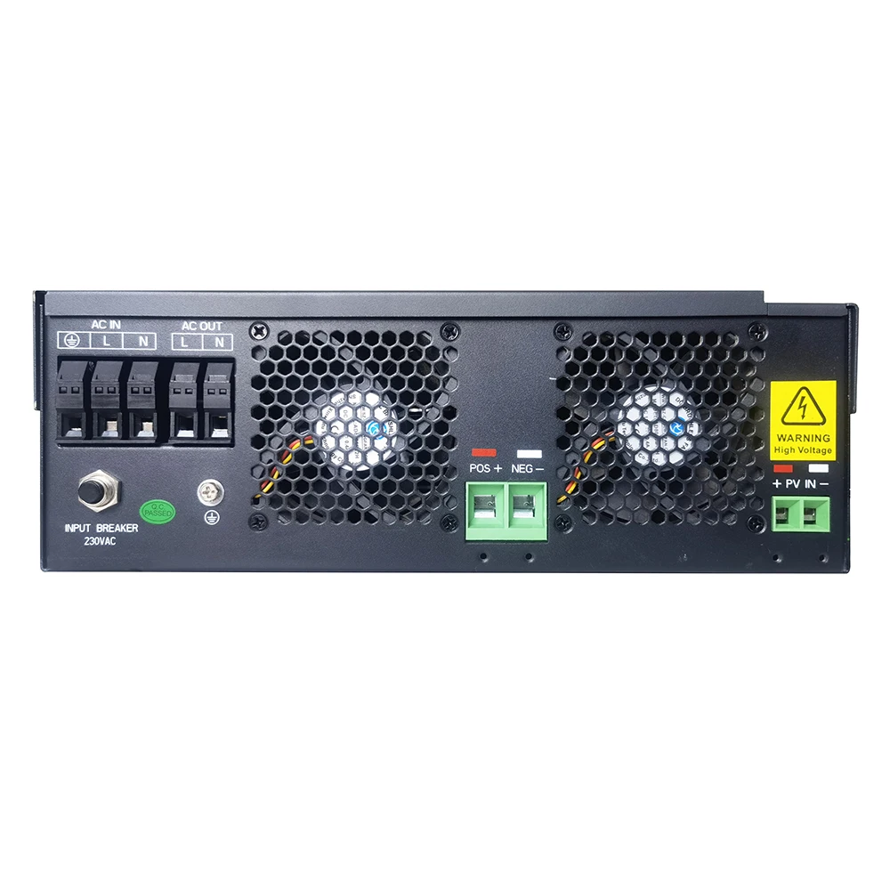 Гибридный инвертор 5.5kw 48v 6000 Вт Чистая синусоида Инвертор для неэлектрифицированная солнечная энергия Система 100A Mpp инверторы солнечной энергии