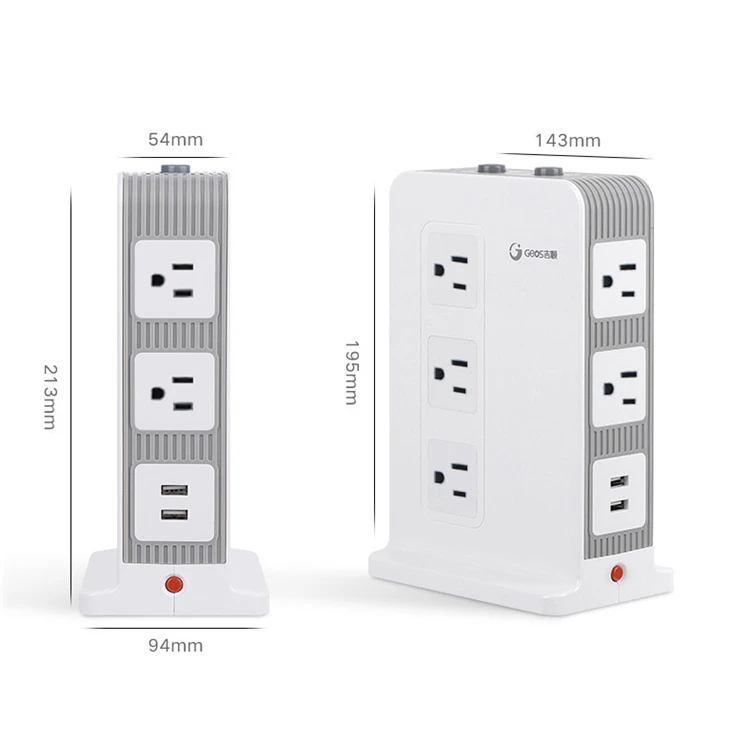 
usb multifunctional vertical socket extension cable socket 