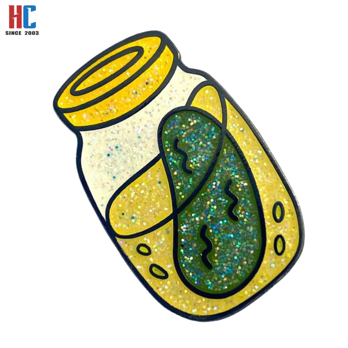 20 Years  Factory Custom Frog with Glitter Boots souvenir Metal enamel Lapel Pin