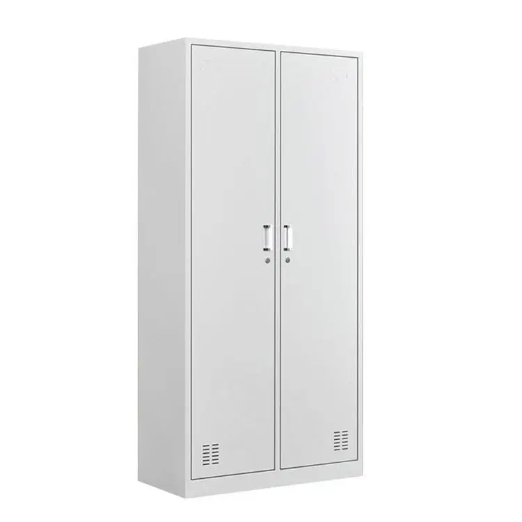 Wholesale Hot Style wardrobe 2 door steel wardrobe steel cabinet 2 door With Wholesale low price
