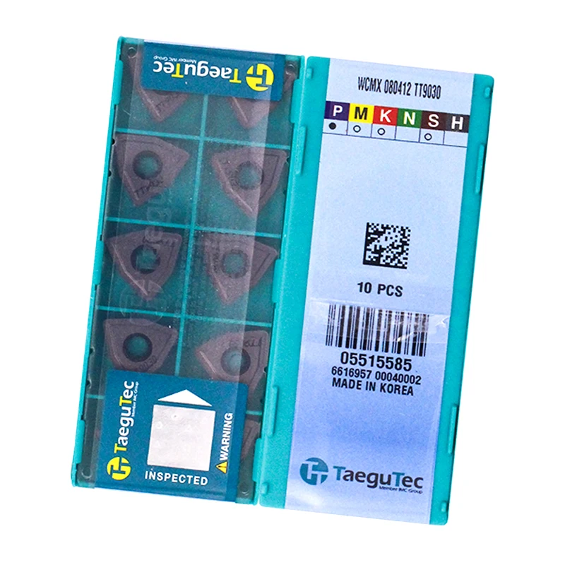 WCMX080412 TT9030 100% Original Inserts Cnc Cutting Tools Tungsten Carbide Insert