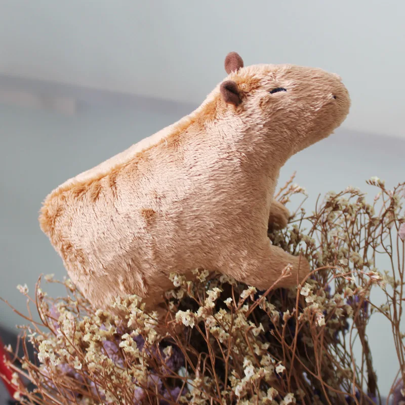 hot selling children Kawaii Capybara Stuffed Animal Plush Soft Toys Custom Rodent Simulation Capybara Animal toys