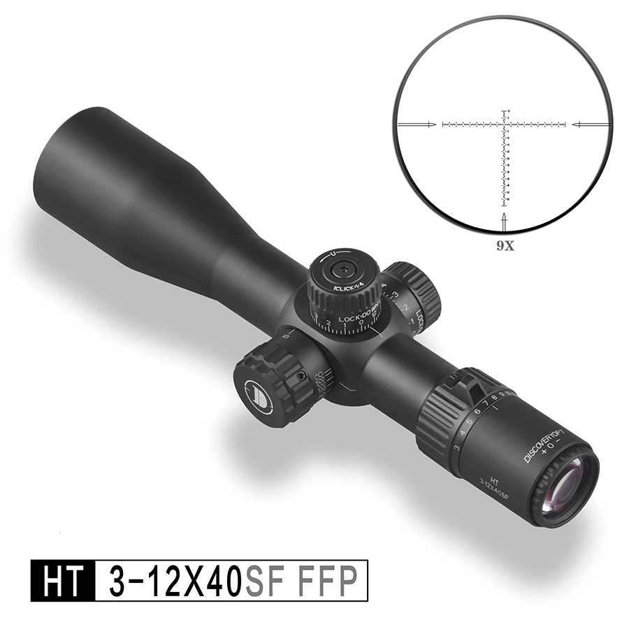 Discovery tactical scopes HT 3-12X40SF FFP best scope hunting hunted equipment cheap optic china factory scopes